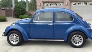HD VIDEO 1968 VOLKSWAGEN BEETLE FO SALE SEE WWWSUNSETMILAN.COM