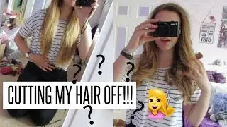 VLOG: CUTTING MY HAIR OFF!!!