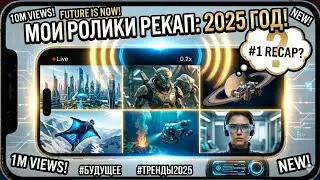 Мои Ролики Рекап из 2025 год!