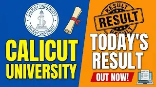 Today's Result #calicutuniversity #result #resultupdates