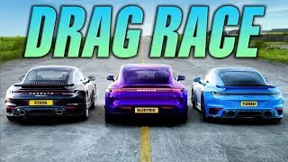 Porsche 911 Turbo S vs Taycan Turbo GT vs Tuned !