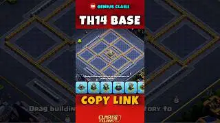 Th14 Best War Base Layout! #clashofclans #th14base
