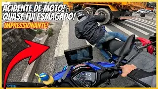 IMPRUD&Ecirc;NCIA: Caminh&atilde;o FECHA motoboy e causa ACIDENTE!