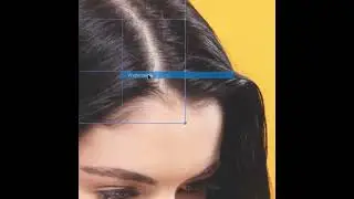 Jak usunąć widoczny przedziałek w Photoshopie - tutorial, obr&oacute;bka zdjęć, retusz
