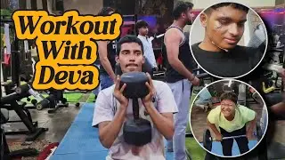 Aaj Deva Mere Sath Gym Gaya 🙂💪 #vlog49