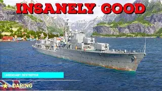 HMS Daring first look! This thing is insanely good #wowslegends