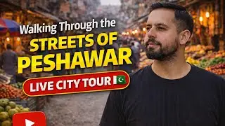 Walking Through the Streets of Peshawar | Live City Tour 🇵🇰 | Old City Vibes