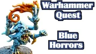 Warhammer Quest Silver Tower Bemalung Blue Horror Miniaturen f&uuml;r Anf&auml;nger und Fortgeschrittene