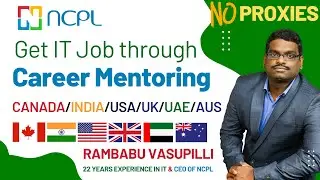 Secure IT Jobs in Canada, India, US, UK, AUS & UAE with NCPL's Career Mentoring Program.