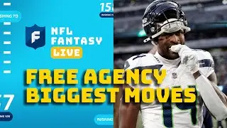 Biggest Surprises of NFL Free Agency | Fantasy Live