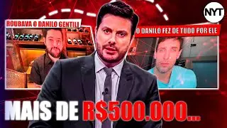 Danilo Gentili se PRONUNCIA ap&oacute;s ser ROUBADO por amigo! Leo Lins exp&ocirc;s o caso