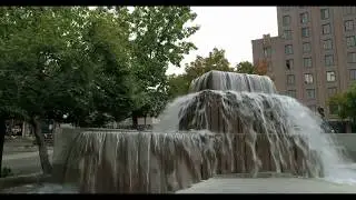DJI P4P Fountain Side SloMo
