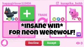 😱😛No Way! They INSANELY OVERPAID For My NEON WEREWOLF + GOT RID OF MY HARD TO TRADE MEGA KITTY BAT😱🔥