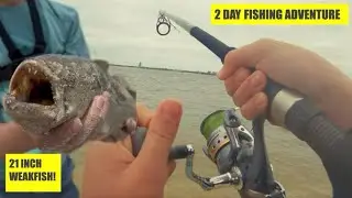 Tons of Fluke and a BIG Weakfish - 2 Day Fishing Adventure