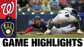 Nationals vs. Brewers Game Highlights (8/20/21) | MLB Highlights