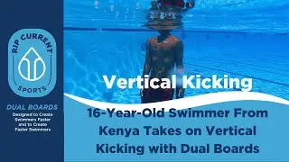 16-Year-Old Swimmer Takes On Vertical Kicking | Mohamedali Training Series S2 | Rip Current Sports