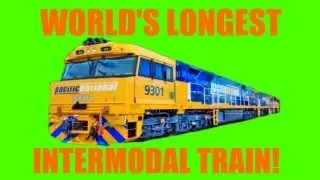 World's Longest Intermodal Train ( Pacific National Service )