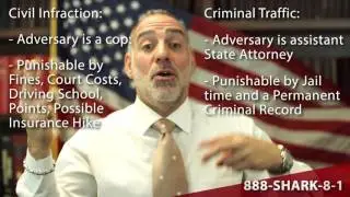 Difference between Civil and Criminal Traffic Citations? Miami Criminal Lawyer