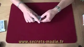 Technique de magie des cartes : le glissage