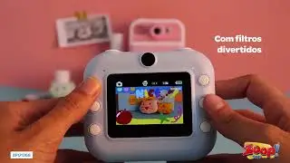 C&acirc;mera Fotogr&aacute;fica Digital Infantil Instant&acirc;nea - Click Zoop - Zoop Toys | MundoEncantado.com