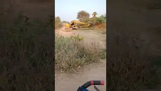 Big jcb coming to my village