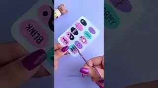 DIY BTS & BLACKPINK nail / handmade paper nails