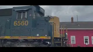 [4K] 2 trains on the CSX Detroit sub in Plymouth, Michigan