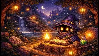 Cozy Fantasy Lofi Study Music - Relaxing RPG Beats