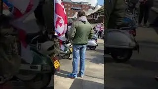 Manchester St George’s Day Scooter Parade - 24th April 2022 - Vespa, Lambretta, Royal Alloy