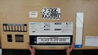 Dash Dynamics Standard Irish Number Plate Jig