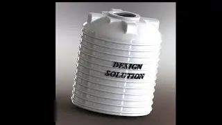 Water Tank Design in SolidWorks | Solidworks Tutorial | Design Solution