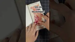 art journal background - easy watercolor technique