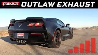 2014-19 Corvette Z06 6.2L with 2V NPP - Outlaw Axle-back Exhaust System 817763