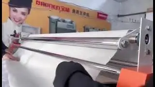 Tutorial of Roll to Roll Heat Press Machine(3 feeding 3 taking up type)