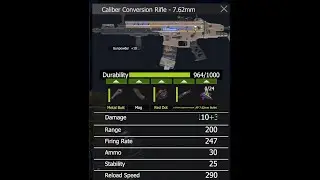 New gun(caliber conversion rifle) last island of survival #lios