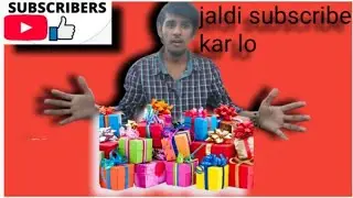 Giveaway for subscriber gift 🎁