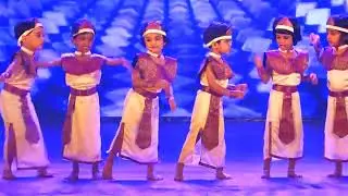 Time Travel Skit and Ancient Egyptian Dance by Nursery Kids