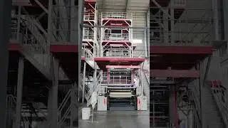 PE film production equipment 5 layer film making line