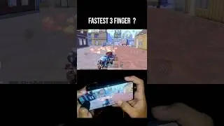 Am i Fastest 3 Finger player?🔥#pubg #pubgmobile #handcam