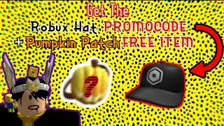 Get the NEW Robux Hat PROMO CODE + Pumpkin Eye Free Item!! (PROMO CODE & FREE ITEM)