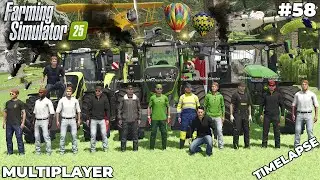 🌷 MASSIVE ALFALFA SILAGE HARVEST WITH LOADING WAGONS & CREW 🚜 | GEISTAL | FS 25 Multiplayer | EP 58