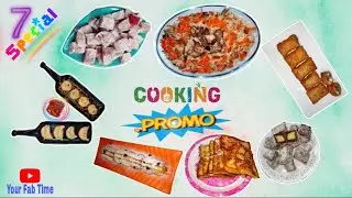 Promo 02 | 7 Upcoming Recipe Videos |  7 Different Cuisines