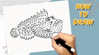 How to Draw Stone Fish