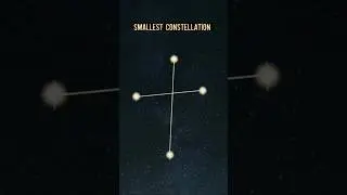 Smallest Constellation ! Constellations ! Taramandal ! Star Constellations #shorts