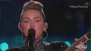 Miley Cyrus sings &laquo;Week without you&raquo; at IHeartRadio ( 23 sep 2017)