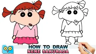 How to Draw Nene Sakurada | Crayon Shin-chan