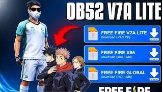 🚨 FREE FIRE V7A UPDATED LITE AND OPTIMIZED FREE FIRE MAX ON ANDROID AND PC, DIRECT LINK