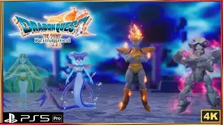 DRAGON QUEST VII Reimagined Lv99 Vs Four Spirits Post Game Boss Tough Going Mode & Build Timestamp