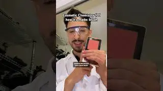 Что входит в вашу косметику? Как производятся румяна и тональная основа #макияж #химиккосметики #...