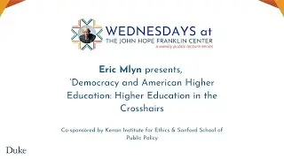 W@TC - Democracy and American Higher Education: Higher Education in the Crosshairs